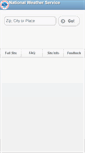 Mobile Screenshot of mobile.weather.gov